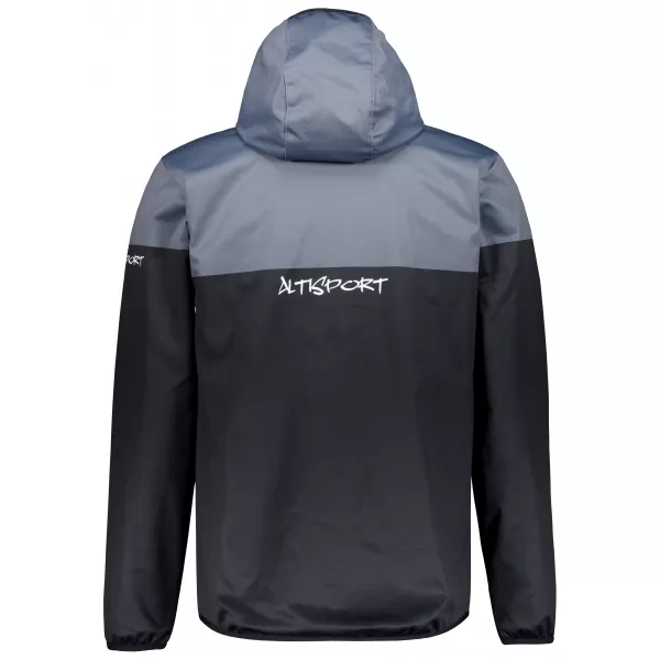  Premium-Softshelljacke für Herren ALTISPORT VOJ/ALM051JACK01 GRÄULICHES SCHWARZ 