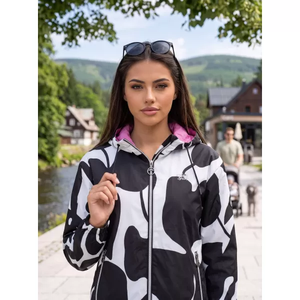  Damenjacke ALTISPORT HELSIE SCHWARZ/WEIß 