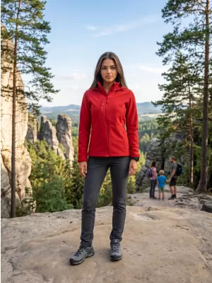 Softshelljacke für Damen ALTISPORT NoPrint NP/ALW945 ROT
