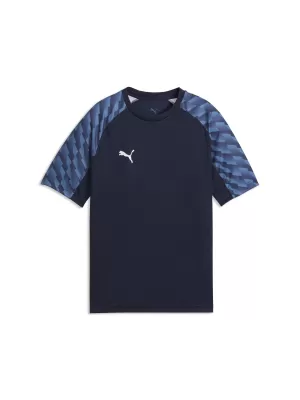 Kinder-T-Shirt PUMA TEAMLIGA26 JERSEY JR 659723_06 PUMA MARINE/PUMA WEIß