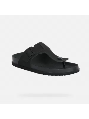 Herrenhausschuhe GEOX PARNAIBA G014438 SCHWARZ
