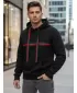 Herren-Sweatshirt DSTREET BX5939 SCHWARZ