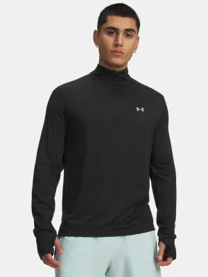 Herren-T-Shirt UNDER ARMOUR VELOCITI 1/4 ZIP 6010887-001 SCHWARZ