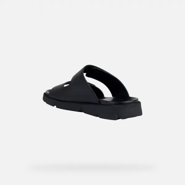  Herrenhausschuhe GEOX XAND 2S G002593 SCHWARZ 