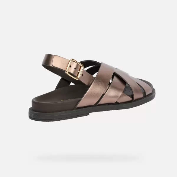  Damensandalen GEOX ADELASH G012818 BRAUN 