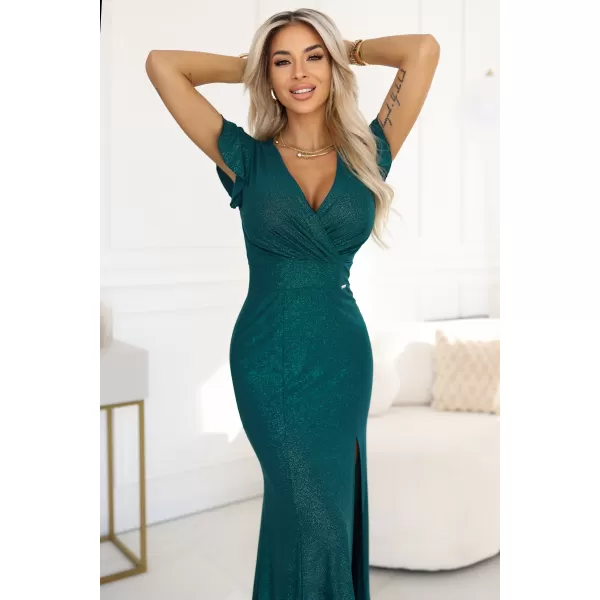  Kleid NUMOCO 598-2 FLASCHENGRÜN 