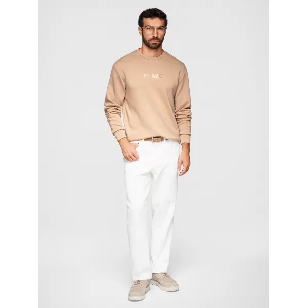  Herren-Sweatshirt OMBRE OM-SNBC-0199 BEIGE 