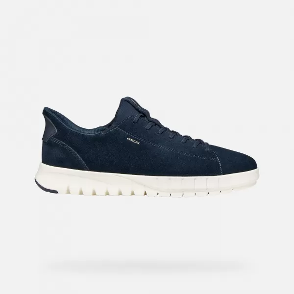  Herren-Sneaker GEOX FLEXTRIDE PLUS FAST IN G014647 DUNKELBLAU 