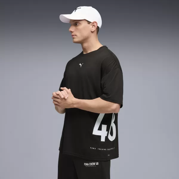  Herren-T-Shirt PUMA M GRAPHIC OVERSIZED TEE 528528_01 PUMA SCHWARZ 