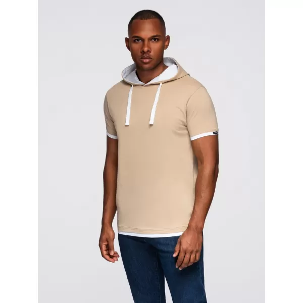  Herren-T-Shirt OMBRE OM-TSCT-0256 BEIGE 