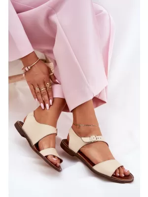 Damensandalen ZAZOO 3014 BEIGE