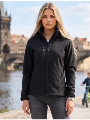 Softshelljacke für Damen ALTISPORT NoPrint NP/ALW945 EBENHOLZGRAU