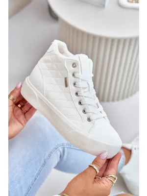 Damen-Sneaker BIG STAR OO274A479 WEISS Big Star Shoes