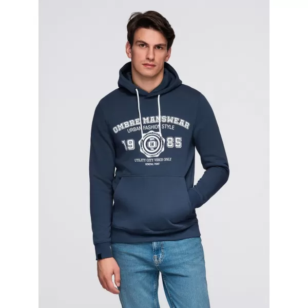  Herren-Sweatshirt OMBRE B1714 MARINEBLAU 