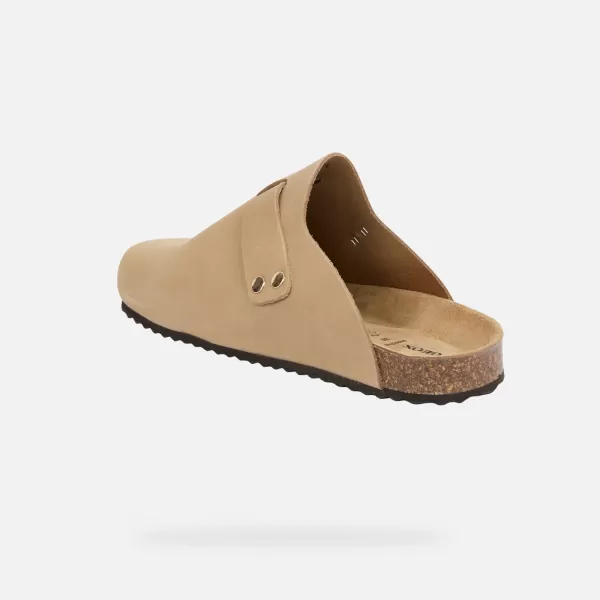  Damenhausschuhe GEOX BRIONIA G013083 BEIGE 