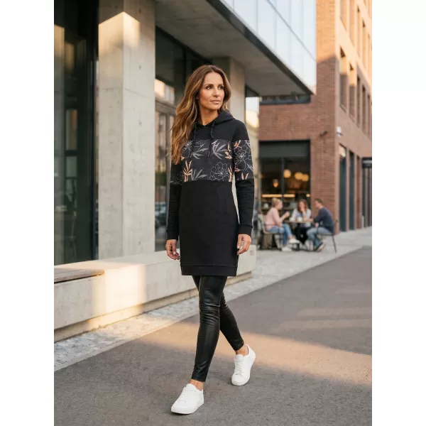  Damen-Sweatshirt ALTISPORT HETHER SCHWARZ 