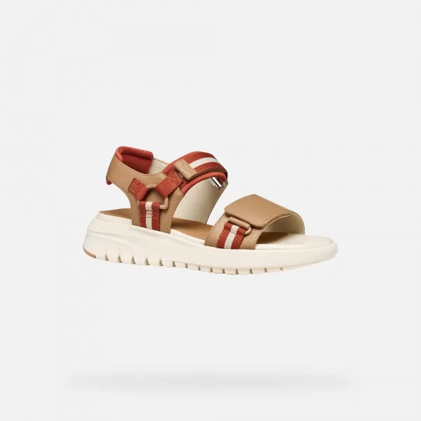  Damensandalen GEOX FLEXTRIDE S G013066 BEIGE 