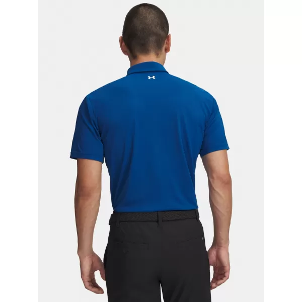 Herren-T-Shirt UNDER ARMOUR UA T2G PIQUE POLO 6012303-426 BLAU 