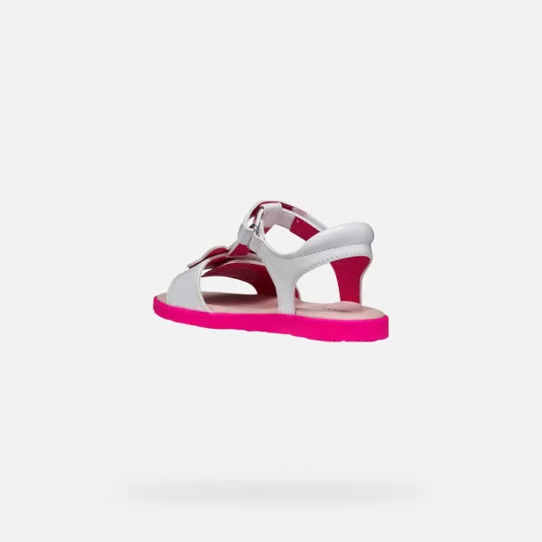  Sandalen für Mädchen GEOX JOYFOOT J65P1C000HHC1441 WEIß 