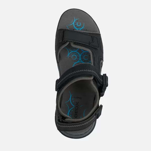  Herrensandalen GEOX SPHERICA EC5 G014392 SCHWARZ 