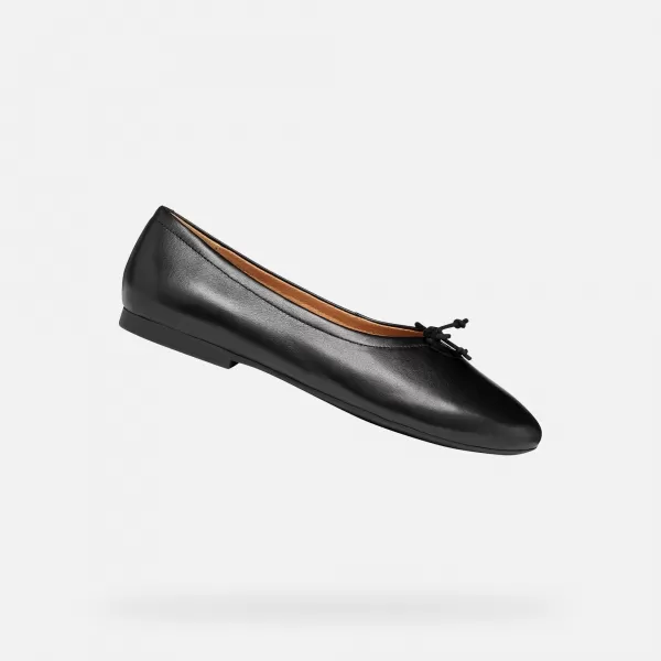  Ballerinas für Damen GEOX NEW PALMARIA G012918 SCHWARZ 