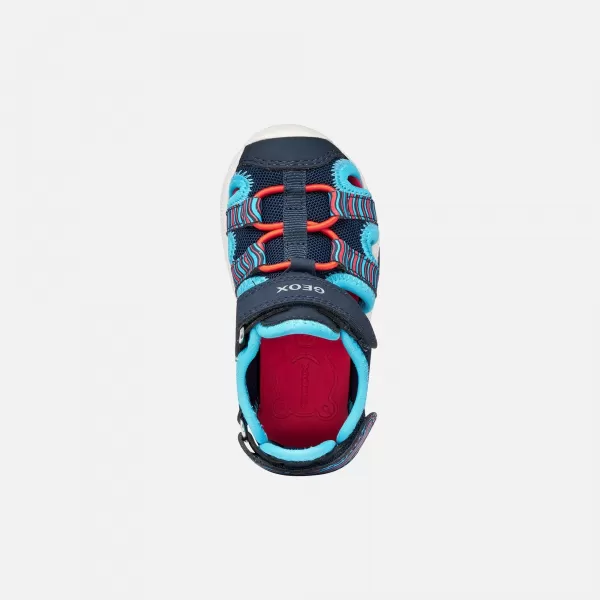  Sandalen für Jungen GEOX SANDAL MULTY B650FA0CE14CF44D BLAU 