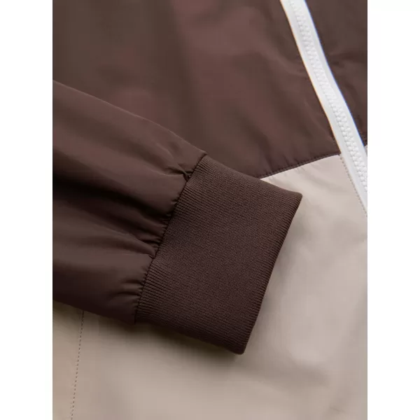  Herrenjacke OMBRE OM-JANP-0242 BRAUN UND BEIGE 