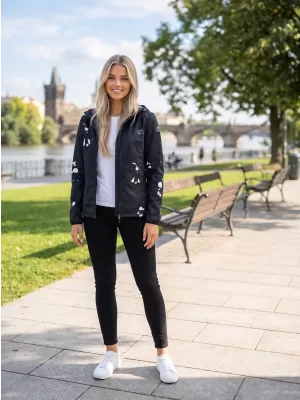 Premium-Softshelljacke für Damen ALTISPORT VOJ/ALW077JACK01 SCHWARZ