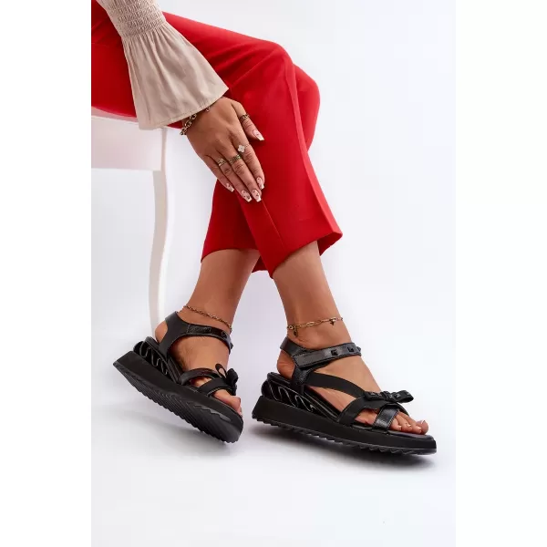  Damensandalen D&A CR956 SCHWARZ 