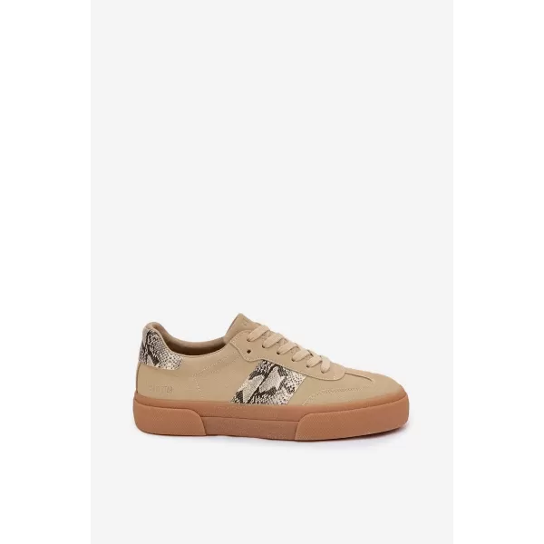  Damen-Sneaker BIG STAR TT274298 BEIGE Big Star Shoes 
