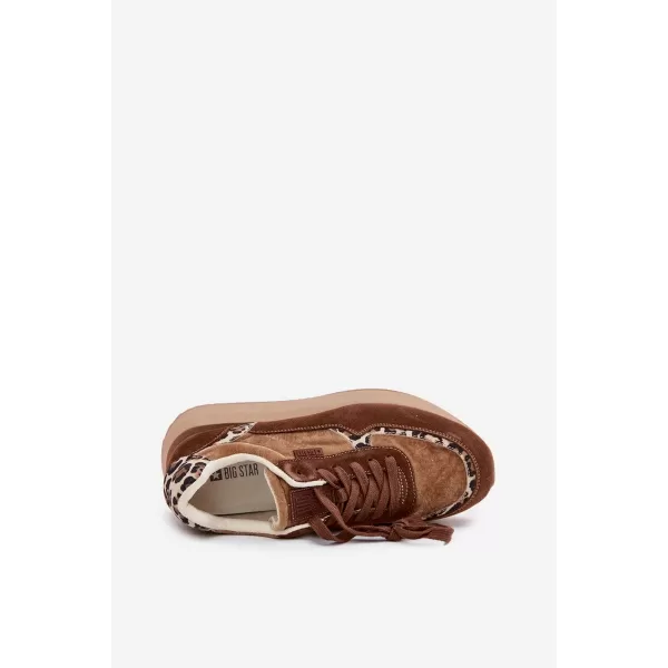  Damen-Sneaker BIG STAR OO274A313 BRAUN/BEIGE Big Star Shoes 