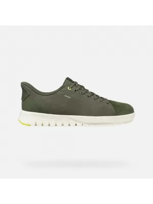 Herren-Sneaker GEOX FLEXTRIDE PLUS FAST IN G014654 DUNKELGRÜN