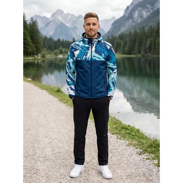  Premium-Softshelljacke für Herren ALTISPORT VOJ/ALM039JACK01 MARINEBLAU 