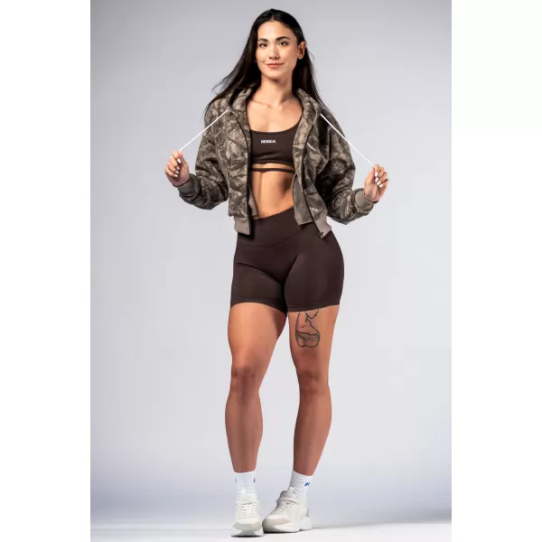  Kapuzenpullover mit Reißverschluss POWER 895 HELLBRAUN CAMO Nebbia 