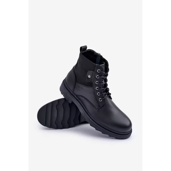  Herrenschuhe BIG STAR OO174166 SCHWARZ Big Star Shoes 