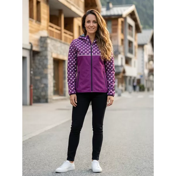  Premium-Softshelljacke für Damen ALTISPORT VOJ/ALW048JACK01 LILA 