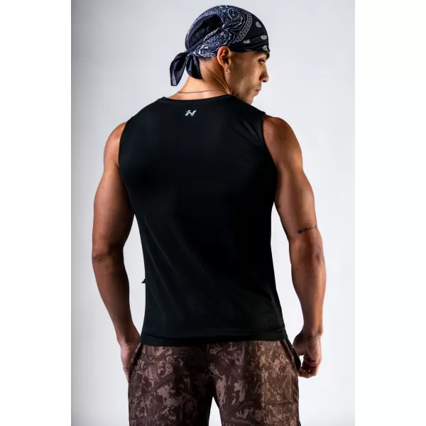  Nahtloses T-Shirt ohne Ärmel POWER 899 BLACK Nebbia 