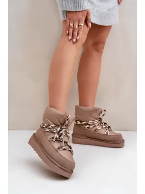 Schneemänner für Frauen D.FRANKLIN DFSH375003 TAUPE