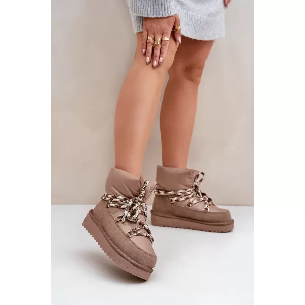  Schneemänner für Frauen D.FRANKLIN DFSH375003 TAUPE 