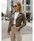 Damenjacke DSTREET TY5536 BRAUN