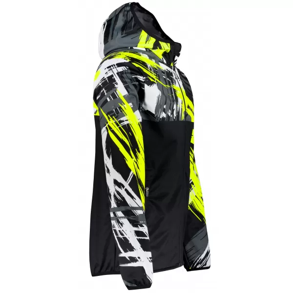  Premium-Softshelljacke für Herren ALTISPORT VOJ/ALM039JACK01 SCHWARZ UND GELB 
