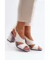 Damensandalen D&A MR38-153 WEIß