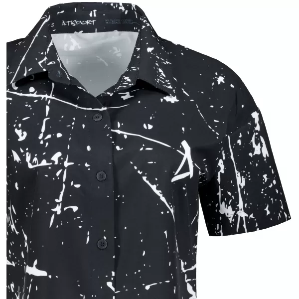  Premium-Shirt für Damen ALTISPORT VOJ/ALW034KOS01 SCHWARZ 