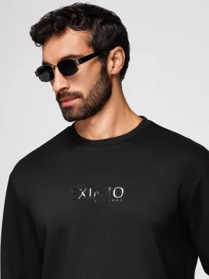 Herren-Sweatshirt OMBRE OM-SNBC-0199 SCHWARZ