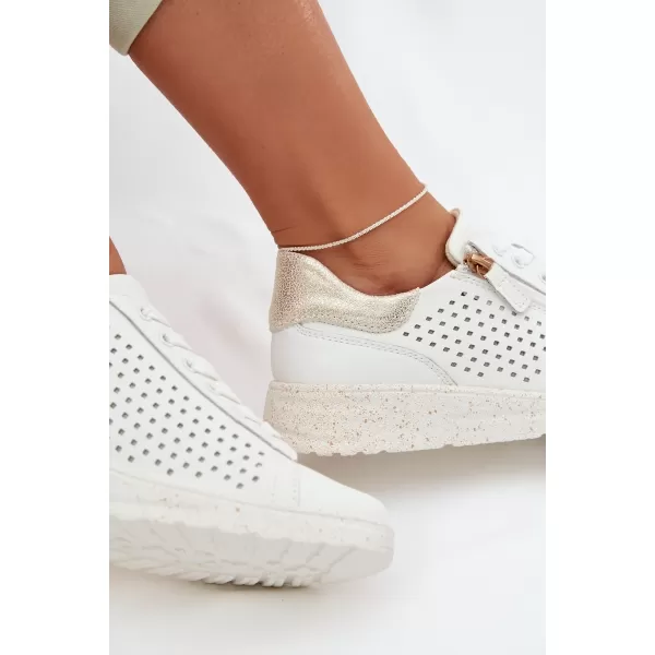  Damen-Sneaker EVENTO KALORINNE WEIß/GOLD 