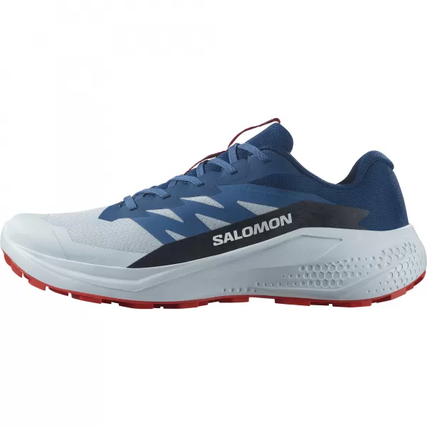  Herrenschuhe SALOMON ALPHAGLIDE L47724300 BALLADEBLAU/DUNKELBLAU/FEUERROT 