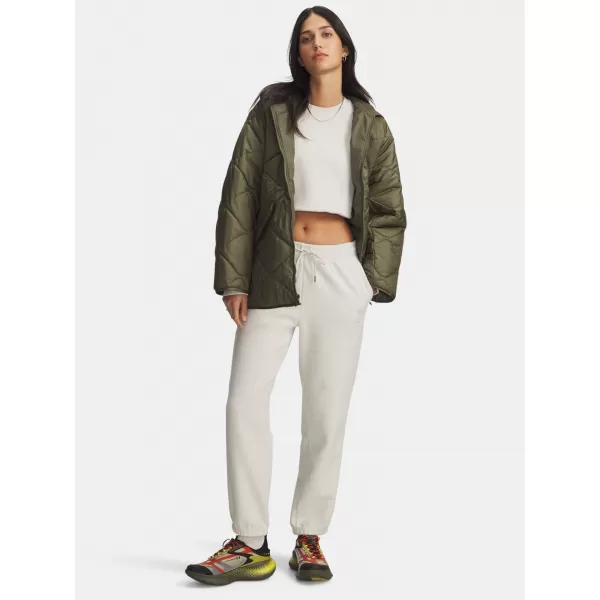  Damen-Jogginghose UNDER ARMOUR ICON TERRY VARSITY JOGGER 6004858-110 WEIß 