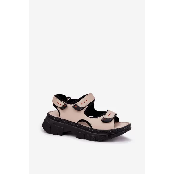  Damensandalen ARTIKER 56C0471 BEIGE/SCHWARZ 