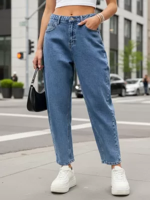 Damenhosen DSTREET UY2929 BLAU
