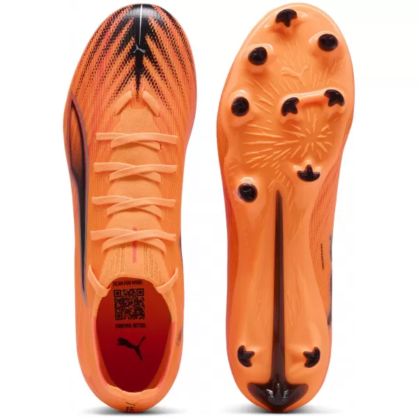  Stiefel PUMA ULTRA 6 MATCH FG/AG 108514-03 HITZEFEUER/SCHWARZ/GLÜHROT 